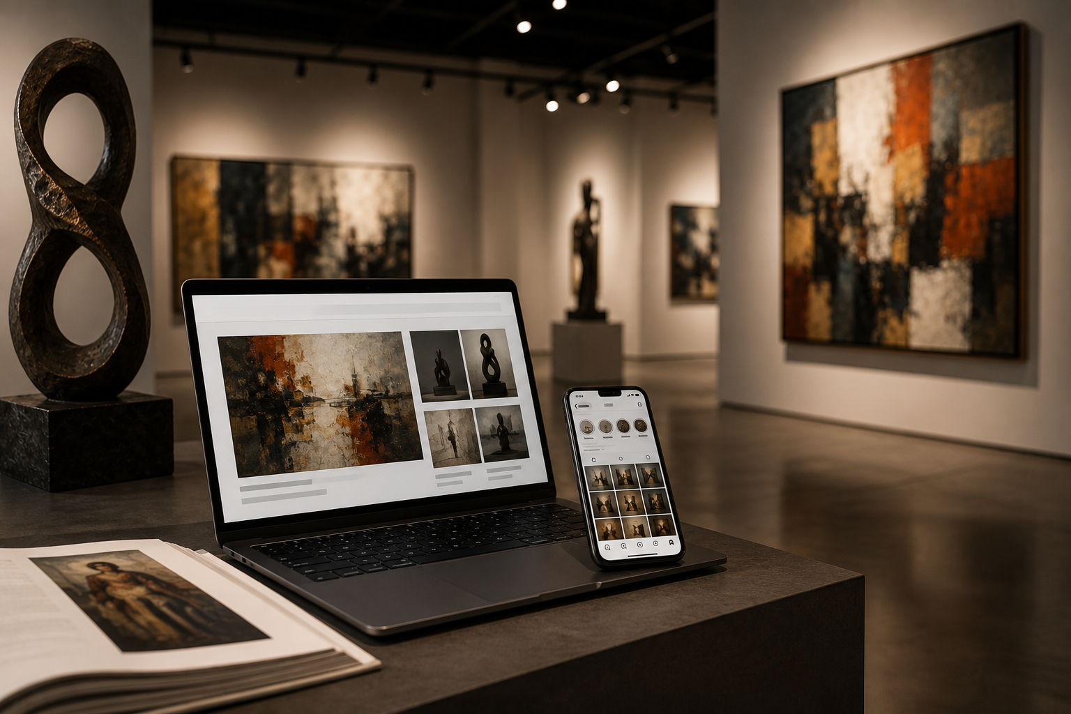 Marketing Digital para Galerias de Arte: como atrair colecionadores e vender mais obras