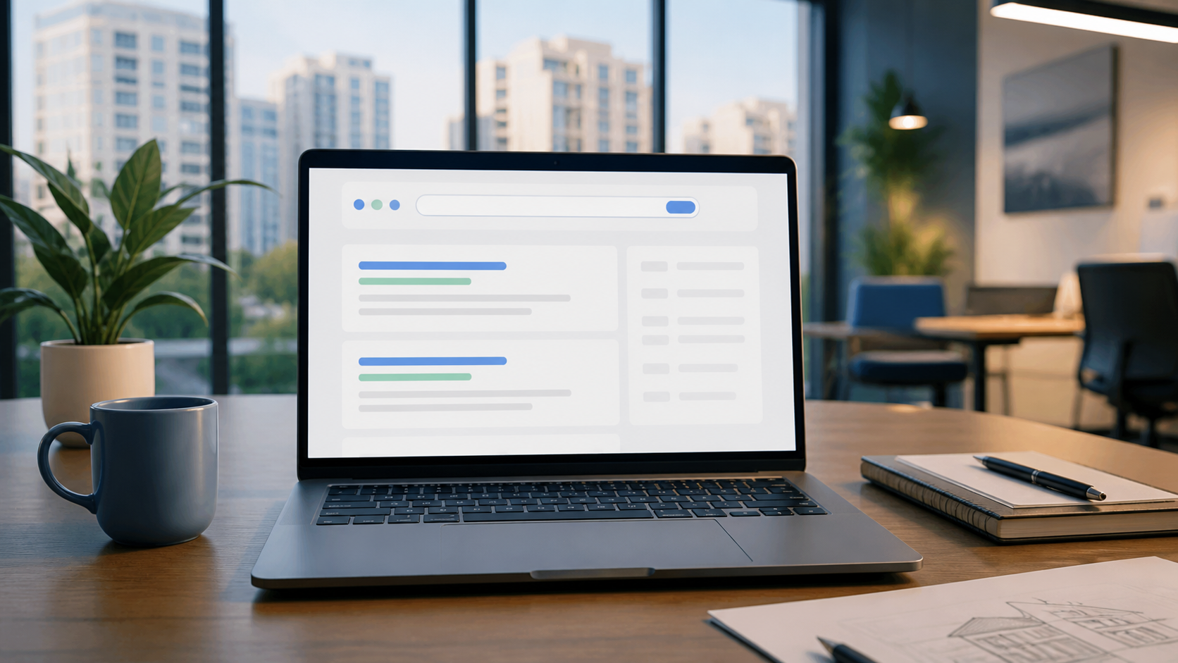 Visão geral de anúncios no Google para imobiliárias
