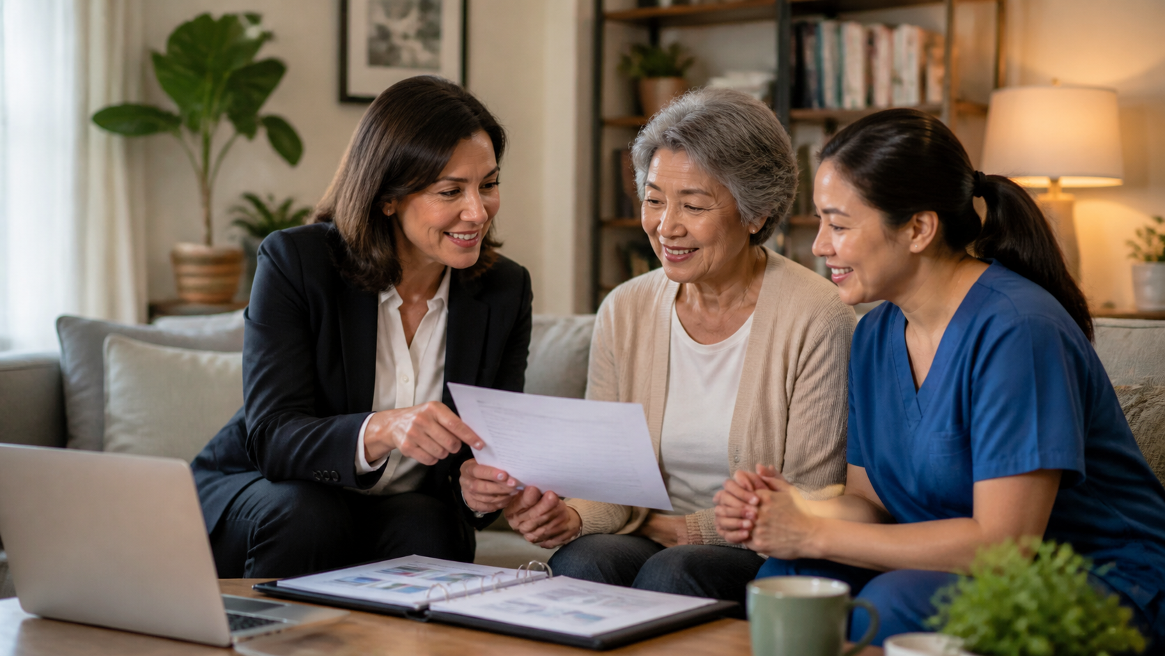 Empreendedor de home care planejando o crescimento da empresa