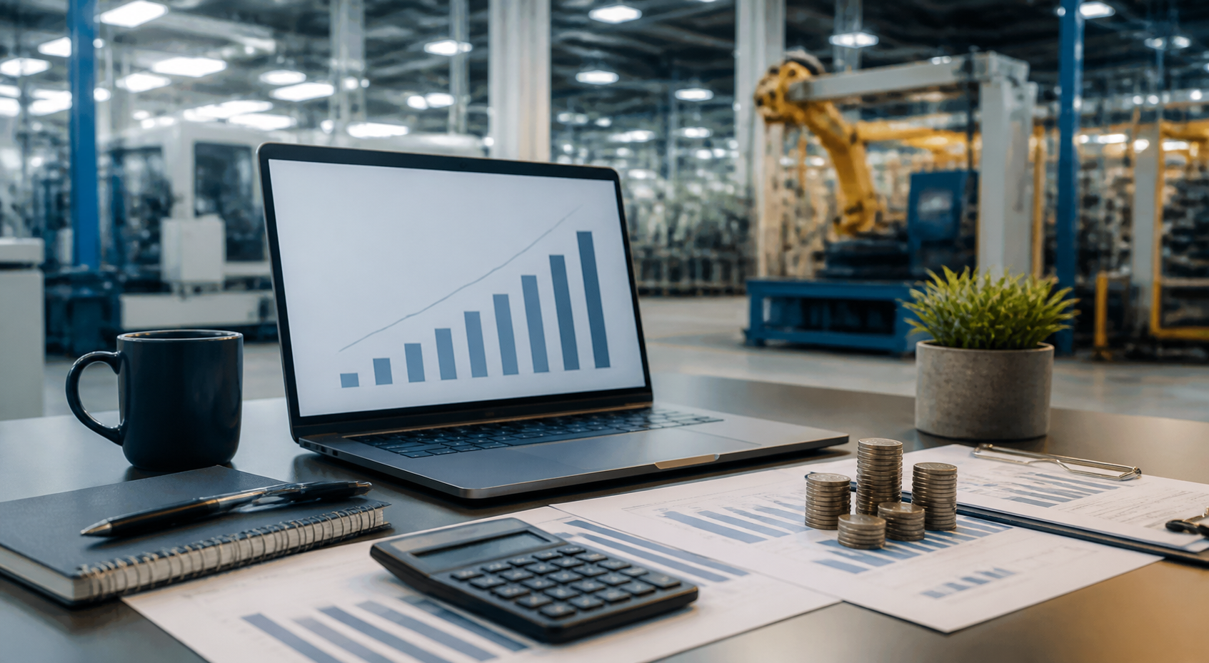 Planejamento de orçamento para marketing industrial