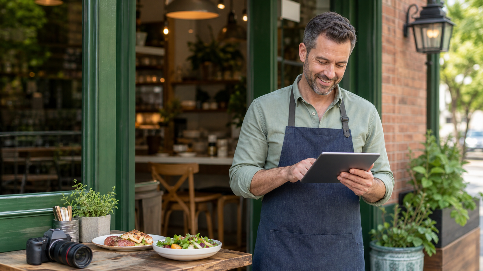 Atualização do Perfil da Empresa de restaurante no Google