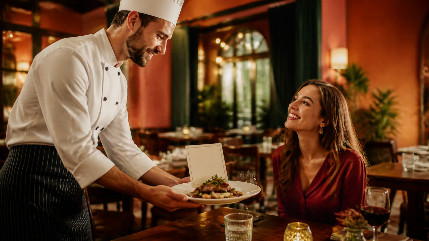 Oferta especial de restaurante para atrair clientes