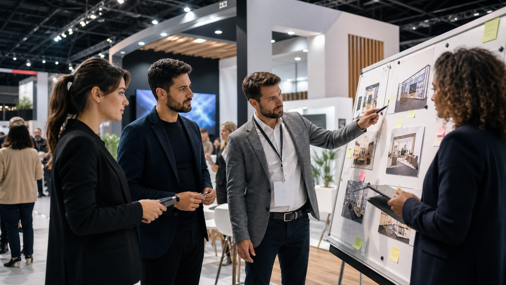 Atendimento e qualificação de leads de stands