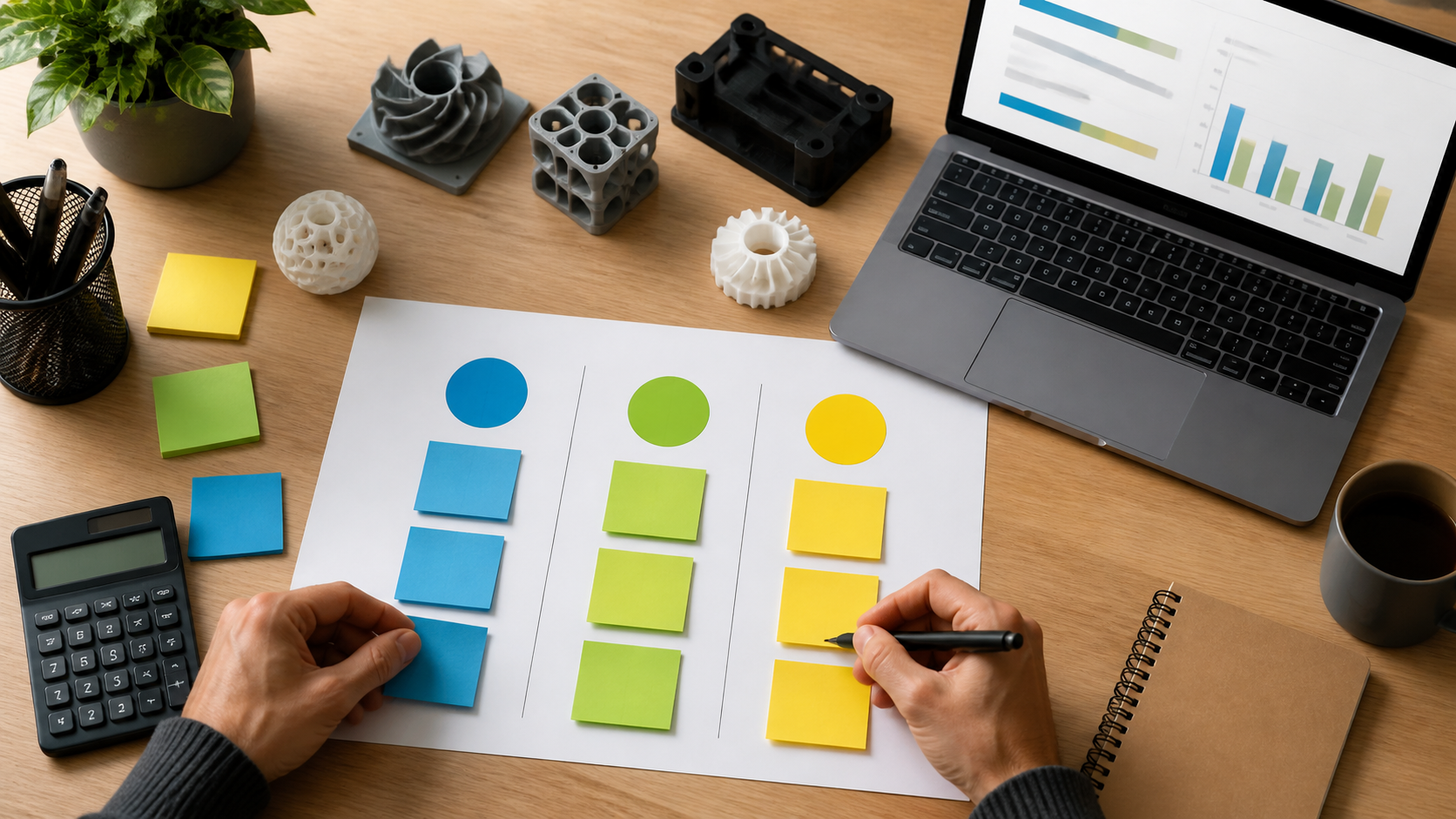 Planejamento de objetivos para uma empresa de impressão 3D