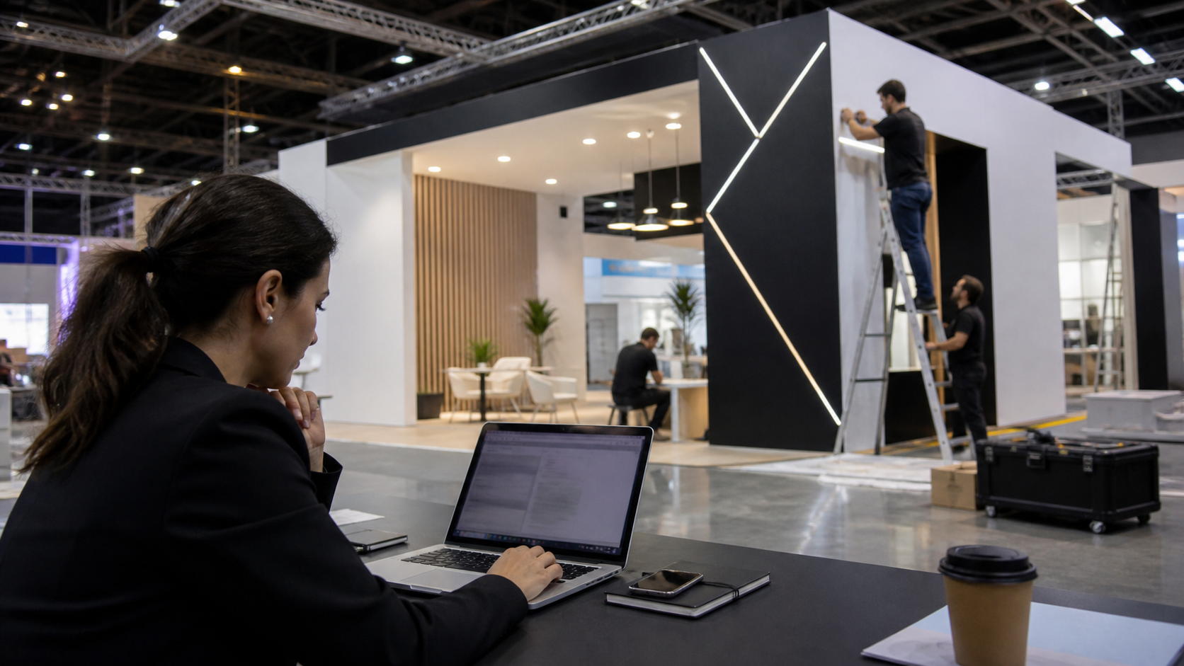 Campanha de busca para uma empresa de stands