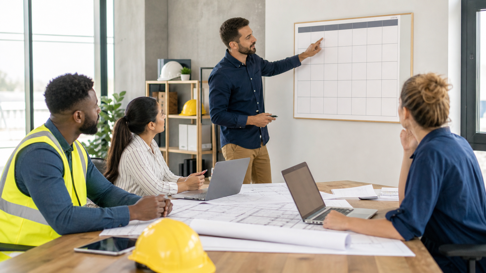 Rotina de marketing de uma construtora