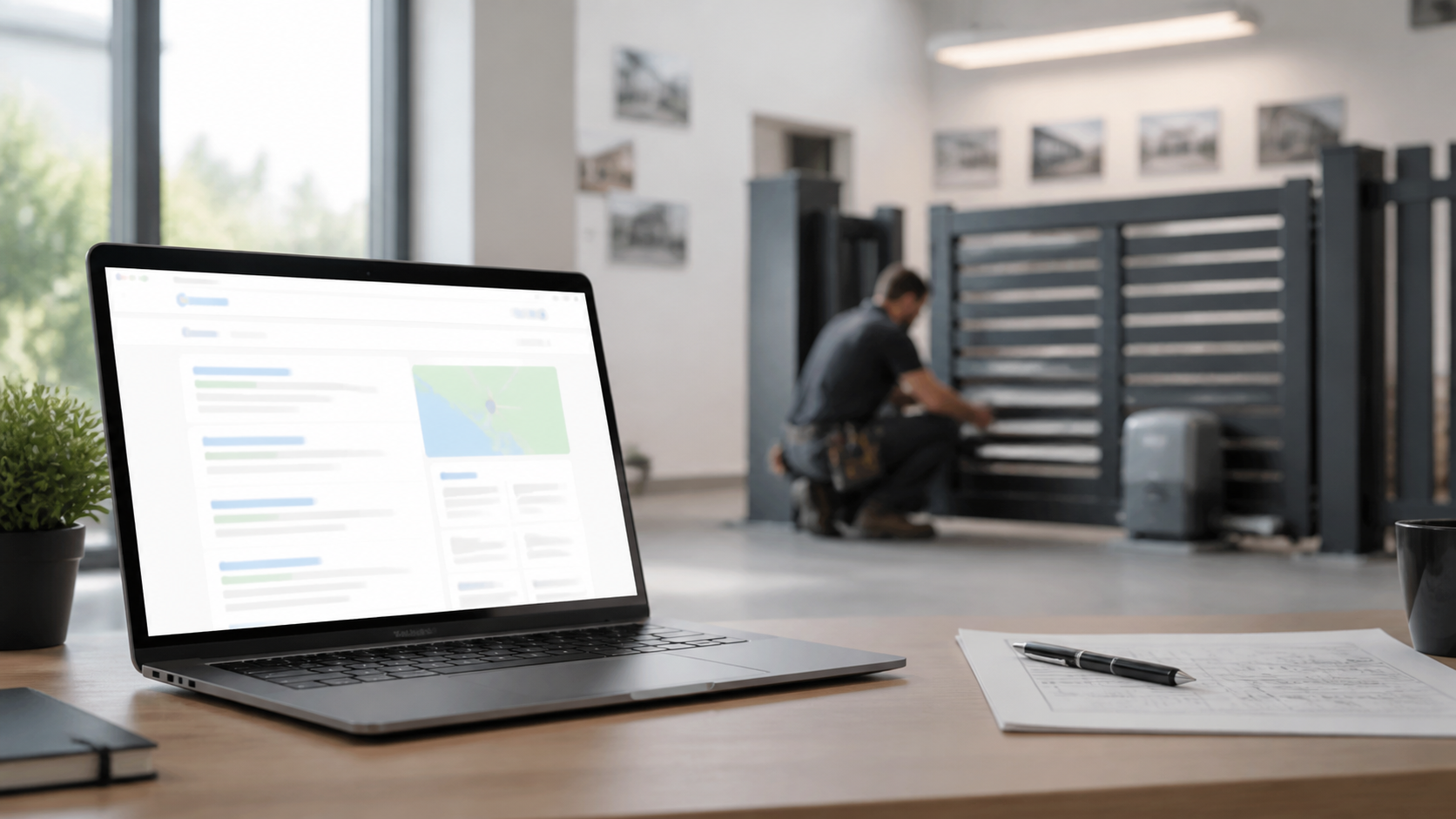 Planejamento de campanha para empresa de portões