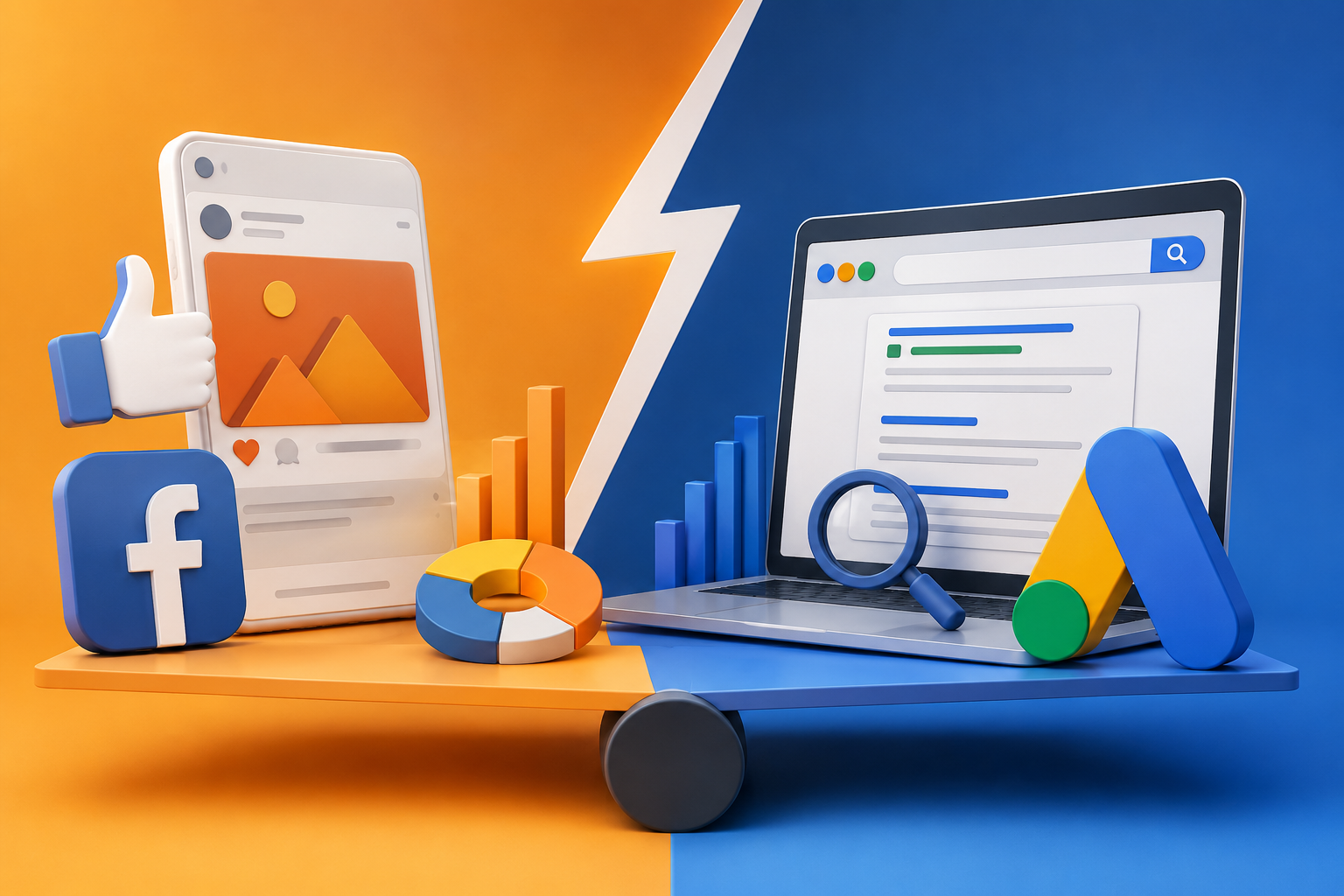 Facebook Ads ou Google Ads?