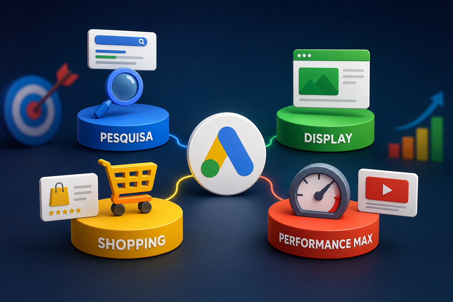 Pesquisa, Display, Shopping ou Performance Max? Qual campanha escolher no Google Ads?