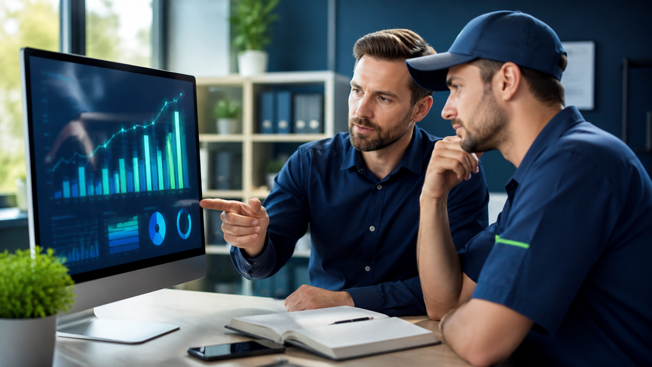 Equipe analisando resultados de campanhas digitais