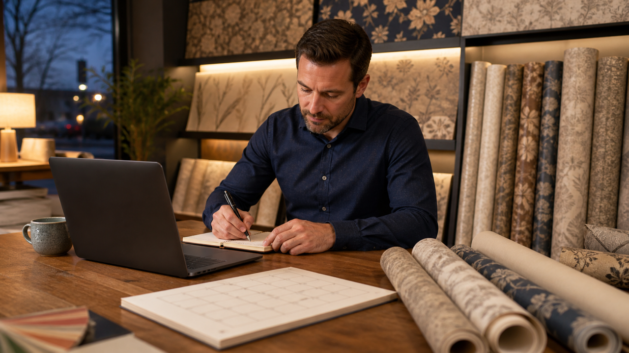 Rotina semanal de otimização de campanhas em um showroom