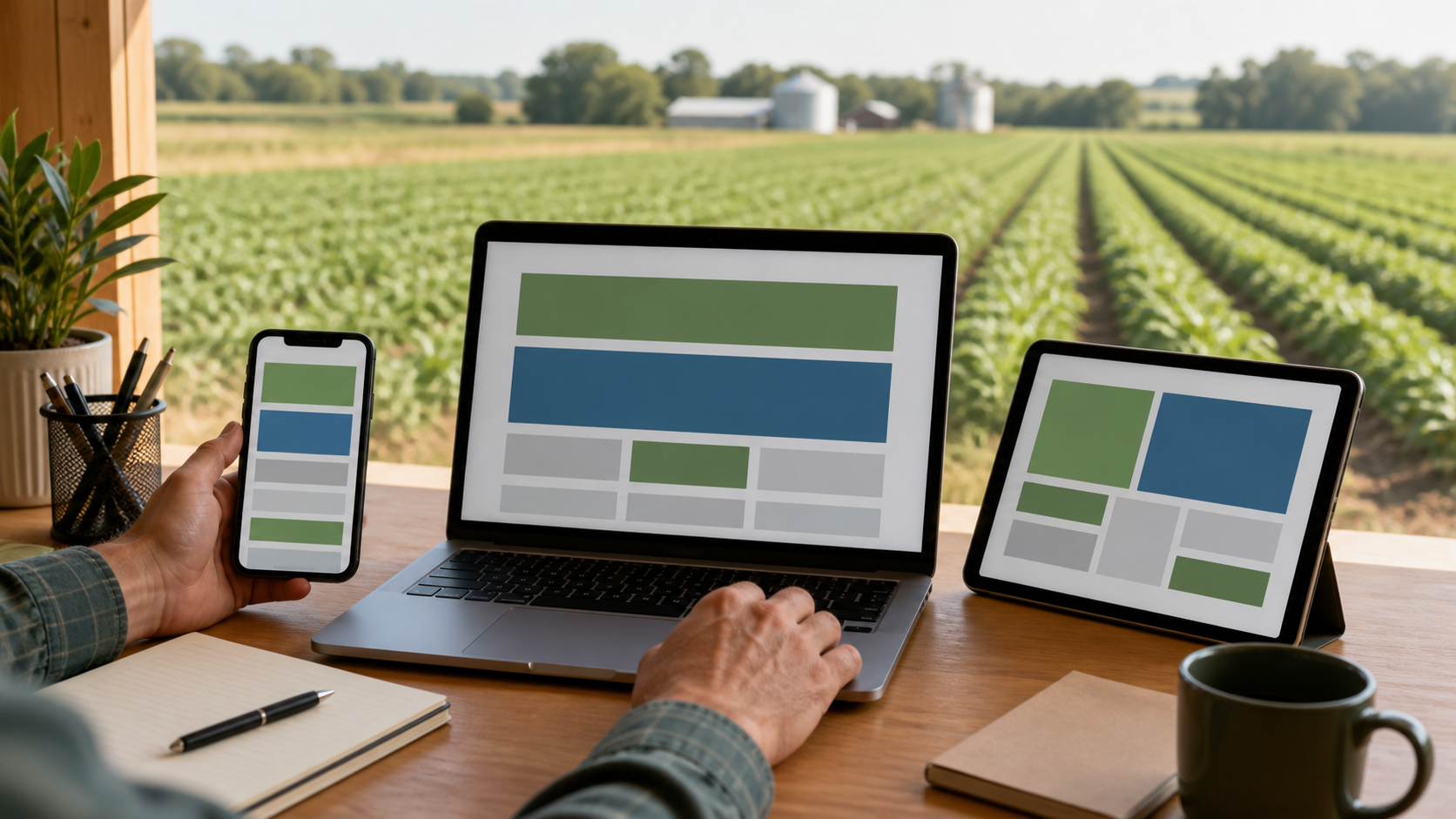 Escolha de canais digitais para divulgar uma empresa do agronegócio