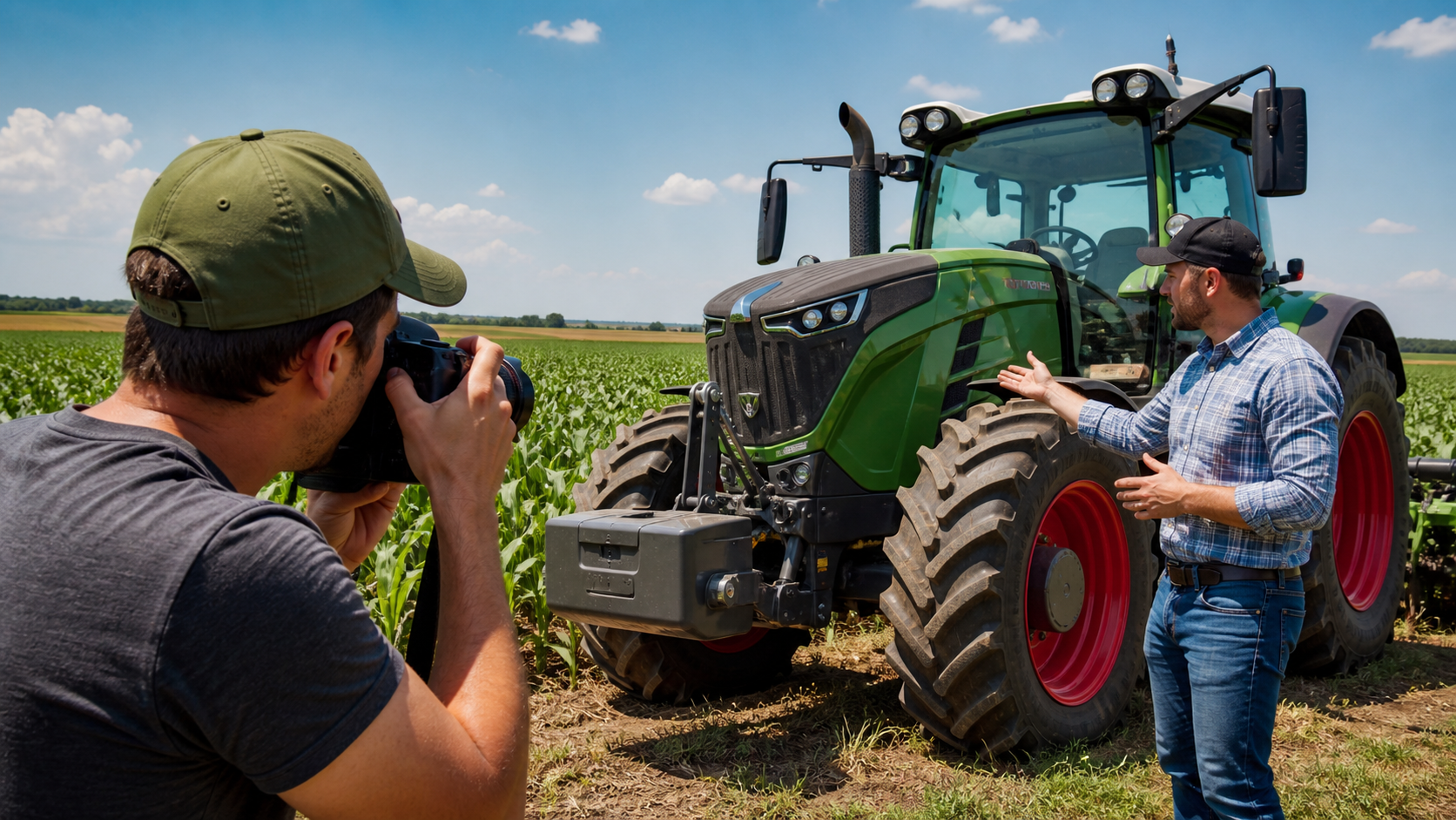 Produção de anúncio para uma solução do agronegócio