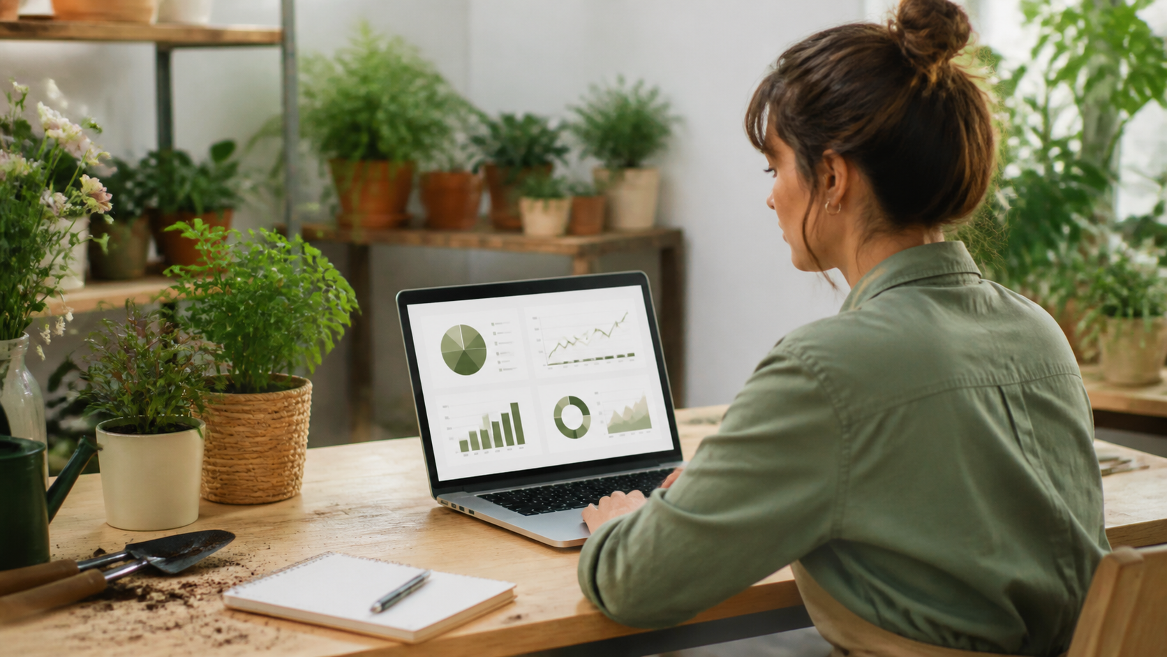 Análise de resultados de campanha para jardinagem