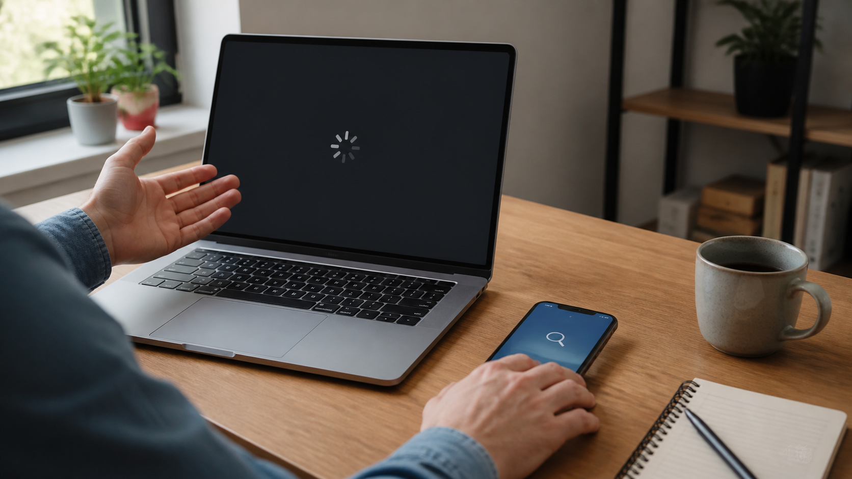 Cliente procurando ajuda urgente para notebook com defeito