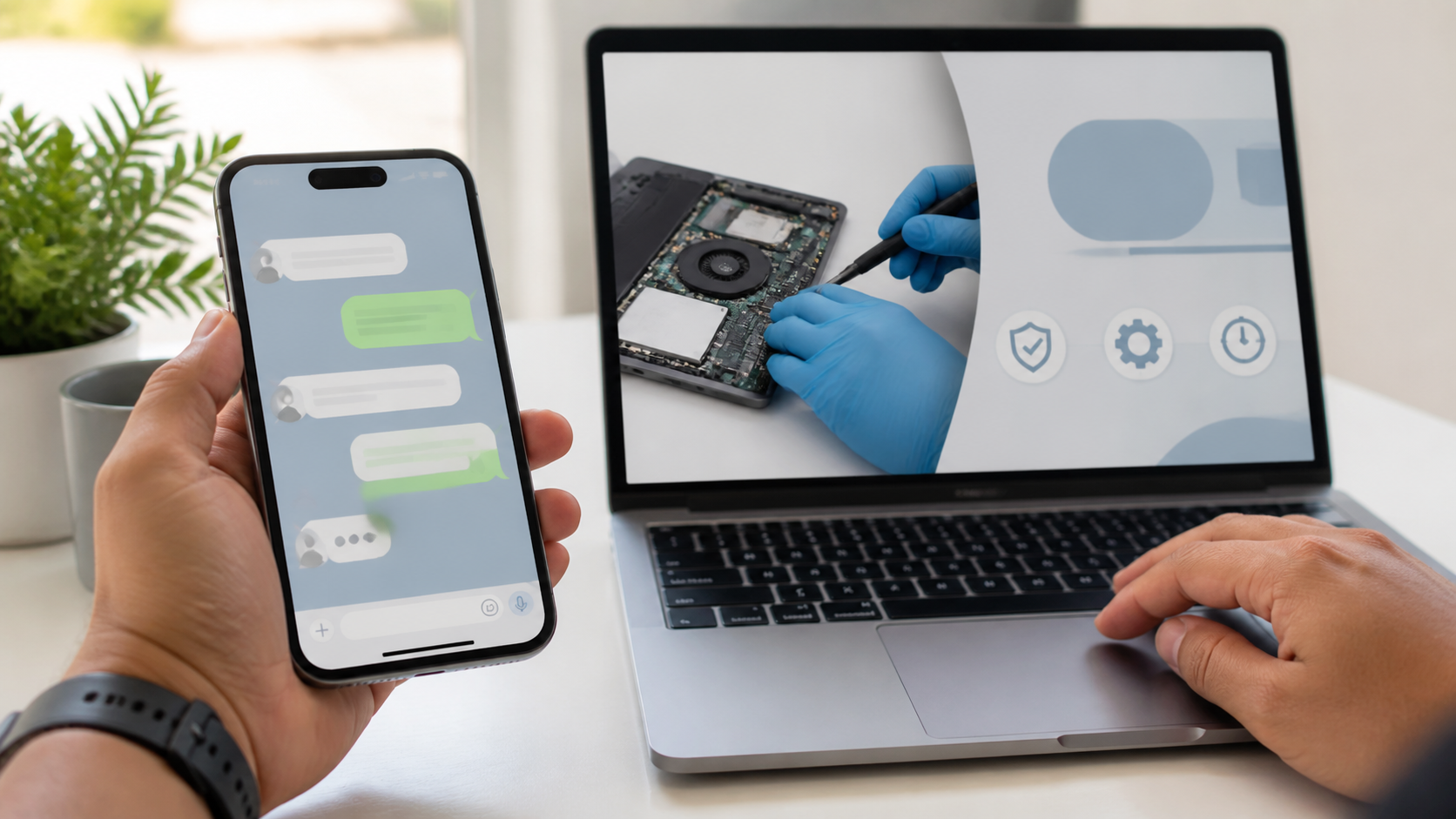 Atendimento por WhatsApp após o anúncio