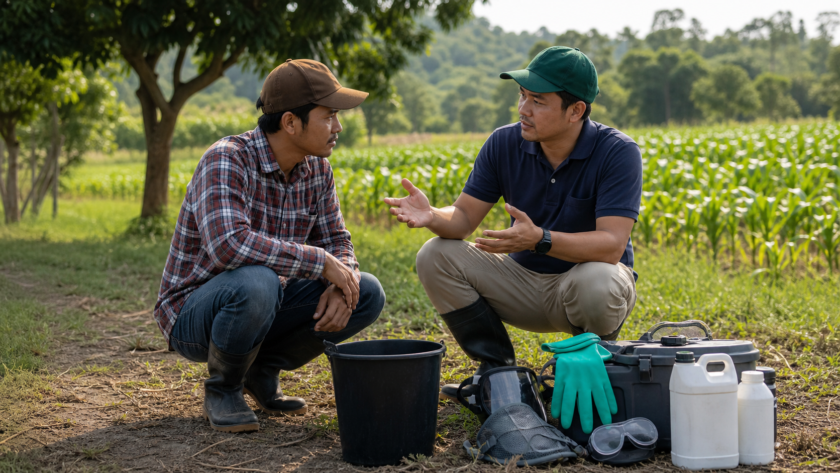 Orientação responsável sobre uso de produtos agrícolas