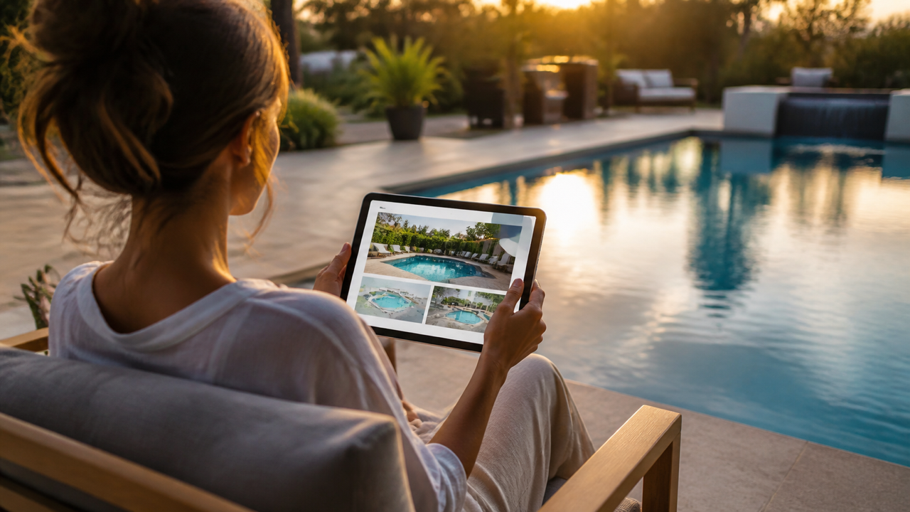 Remarketing para projeto de piscina