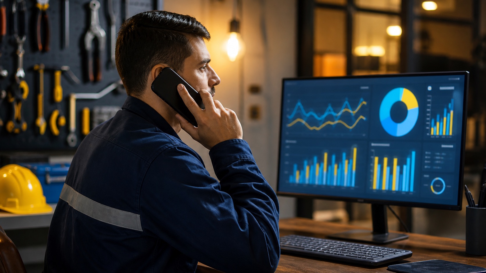 Acompanhamento de contatos para empresa elétrica