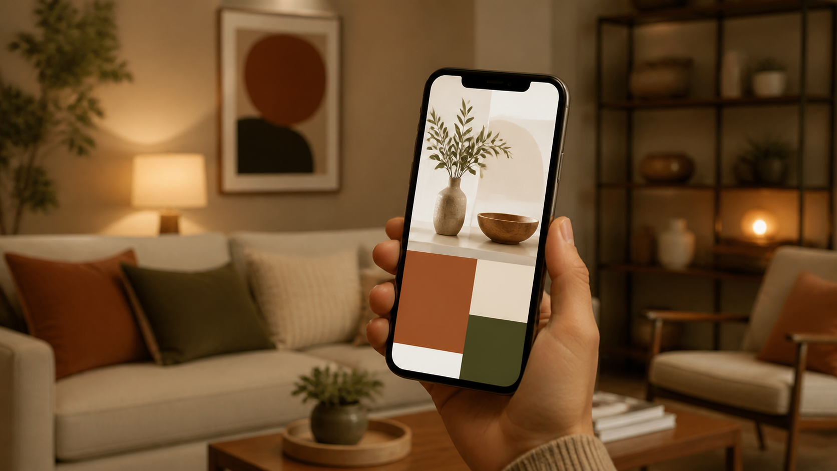 Criativo de anúncio para loja de decoração