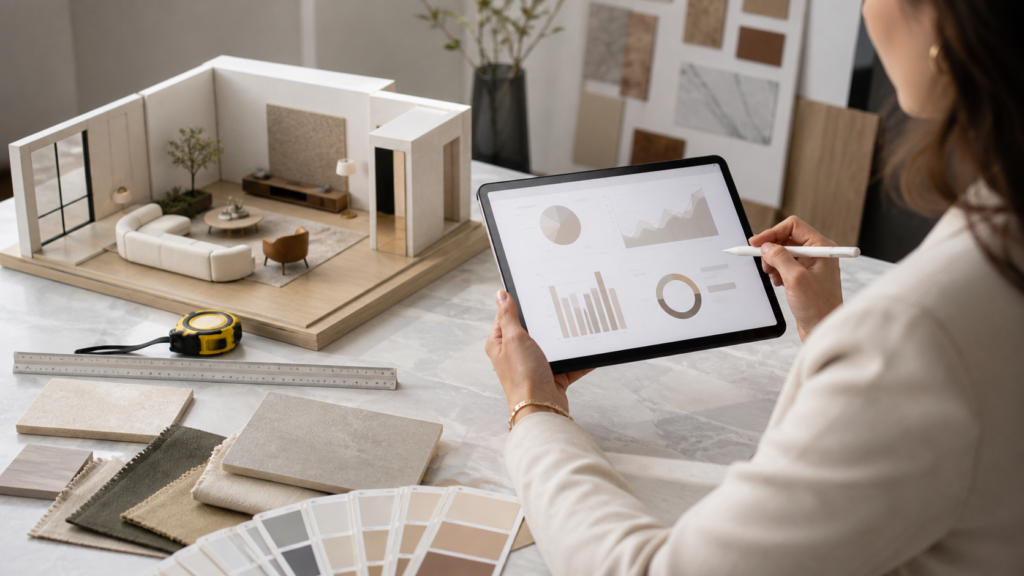 Revisão de resultados de anúncios com cliente de design