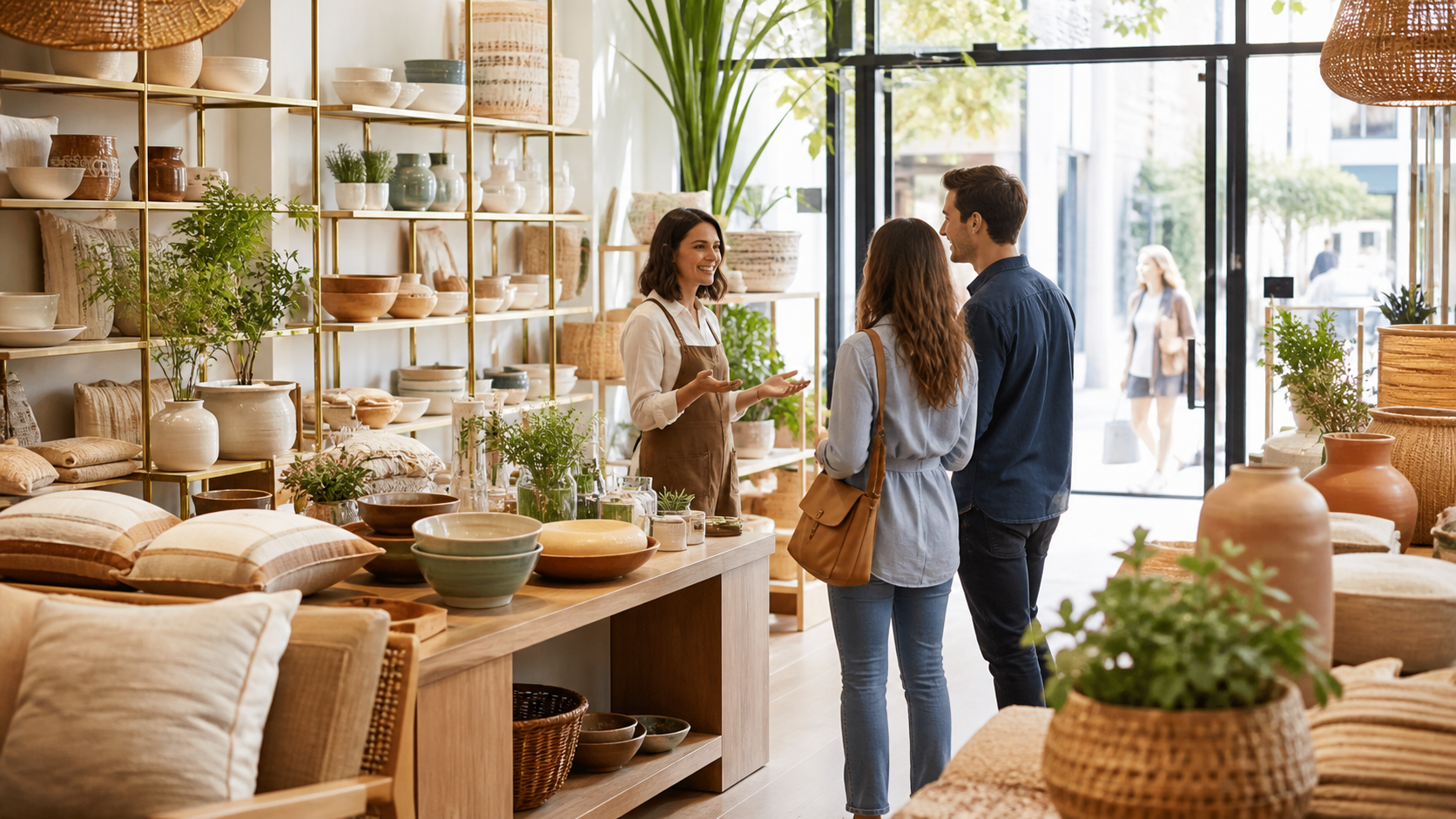Crescimento de uma loja de decoração