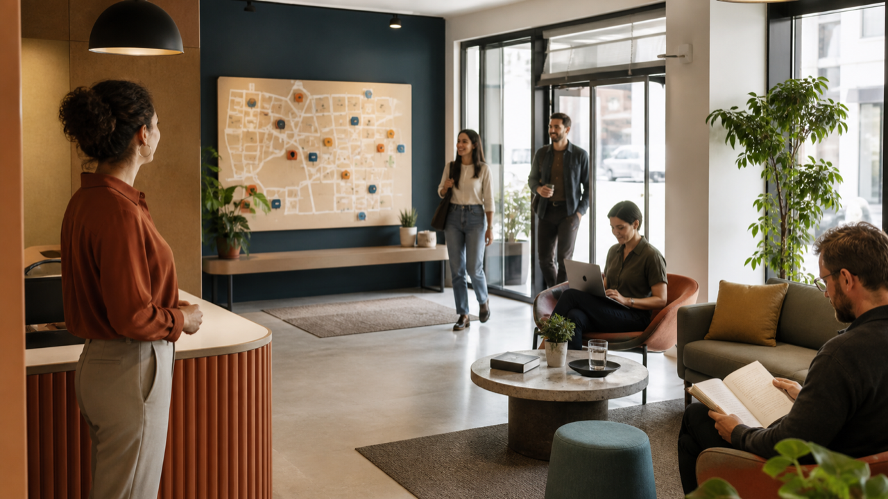 Demanda local em um espaço de coworking