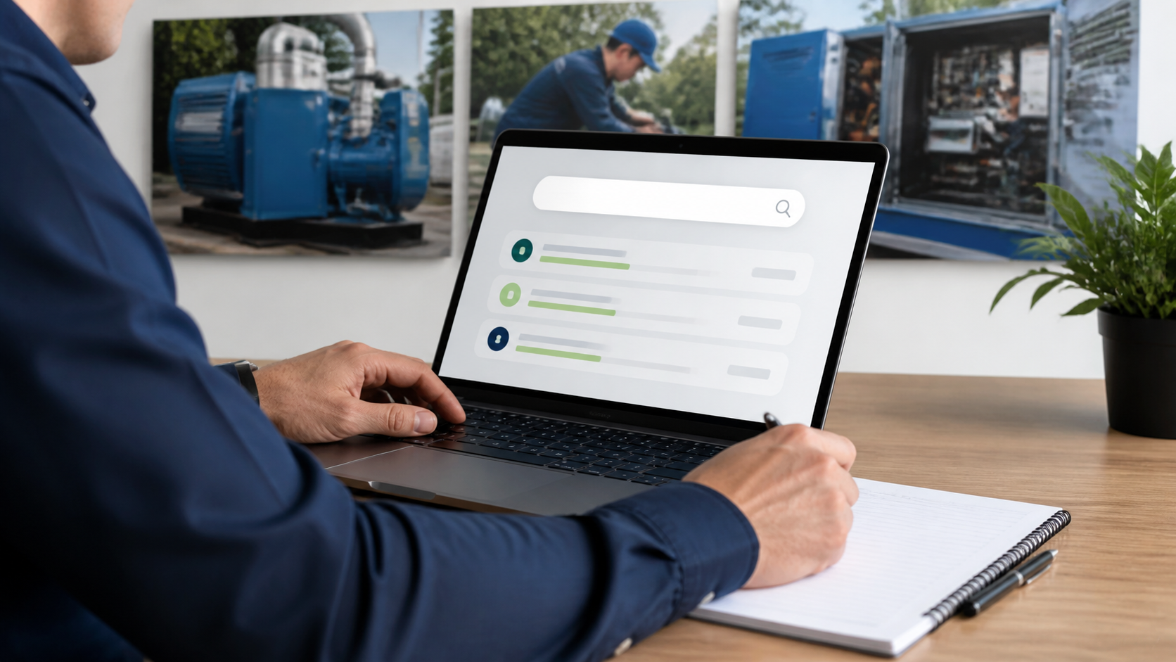 gestor de manutenção definindo o perfil de cliente para sua empresa