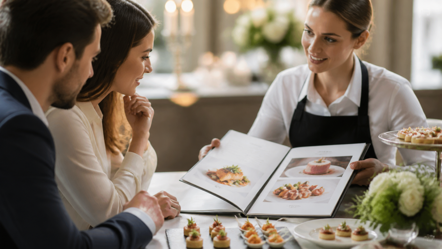 Oferta de cardápio para eventos