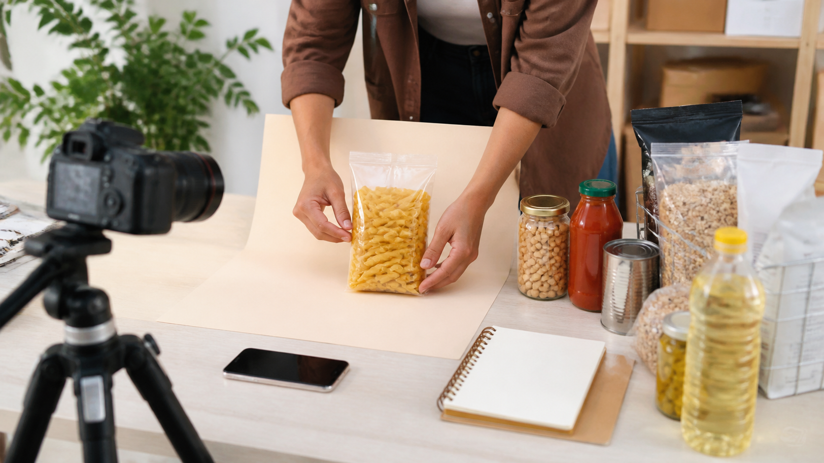 Seleção de produtos e ofertas para campanha de alimentos