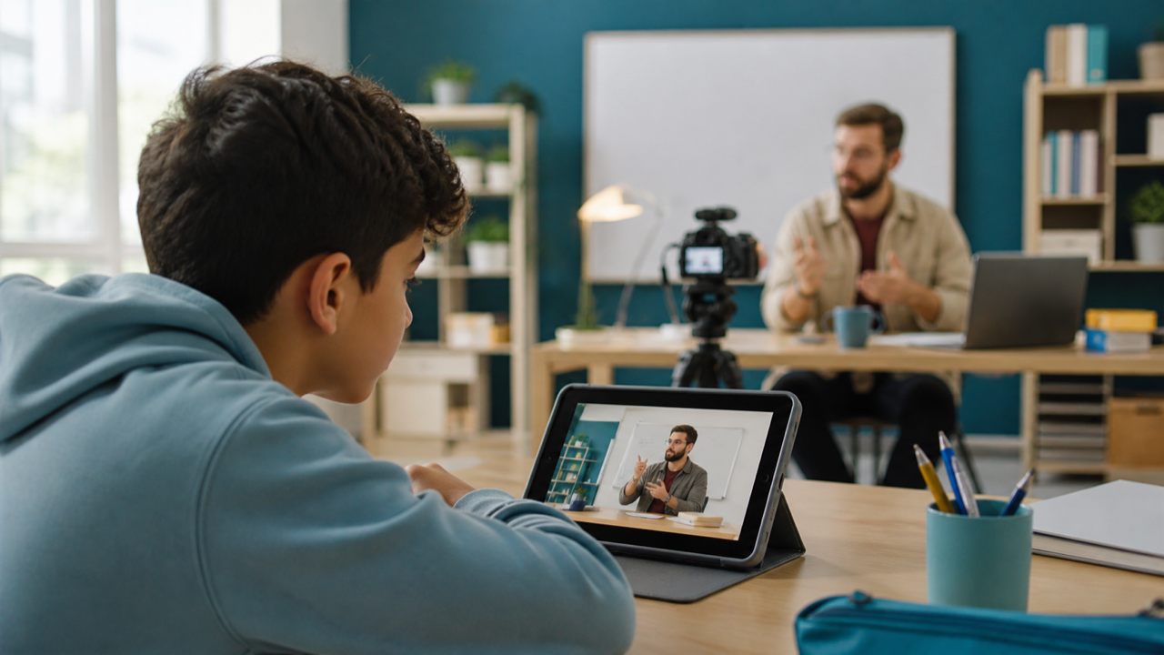 Oferta de aula e material para curso preparatório