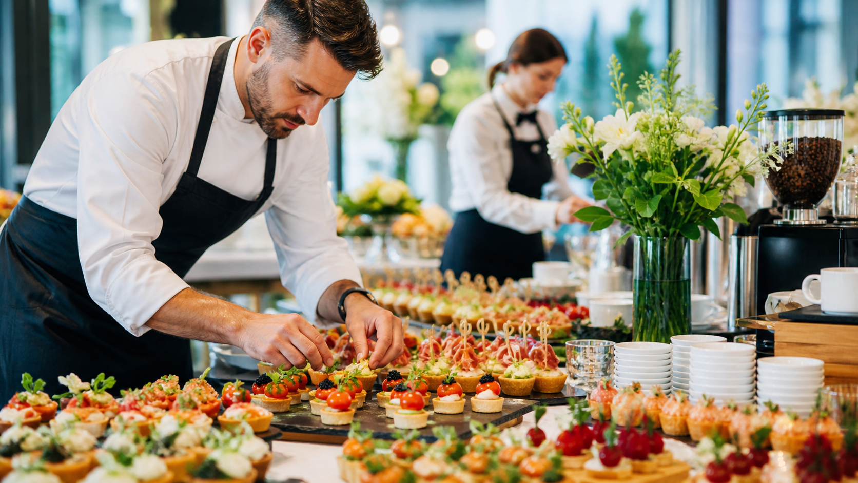 Criatividade em anúncios de catering