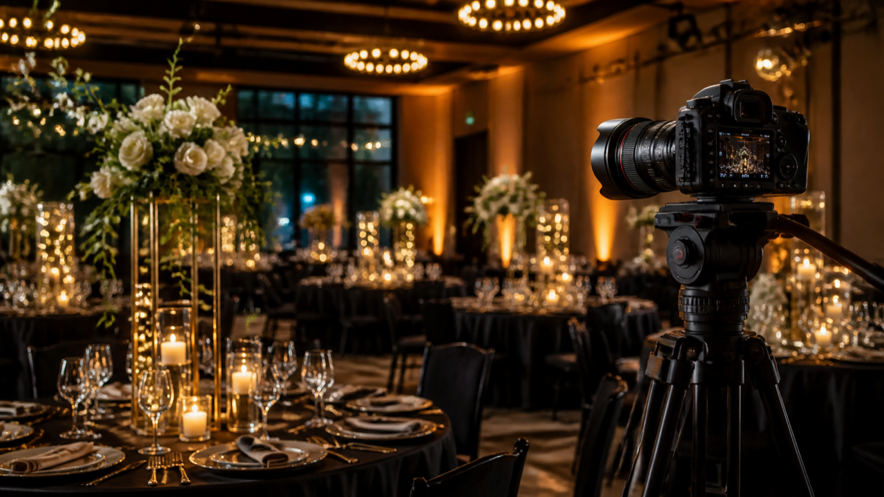 Criação de anúncios para espaços de eventos