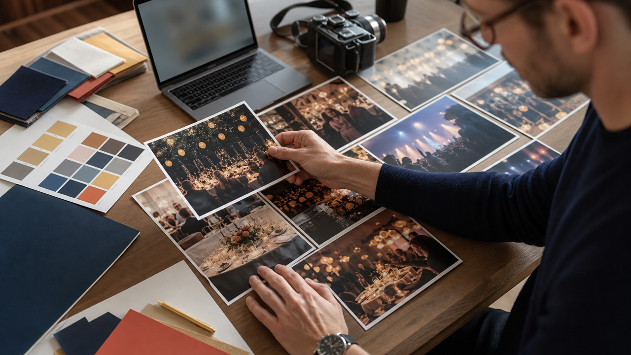 Seleção de criativos para divulgar eventos corporativos