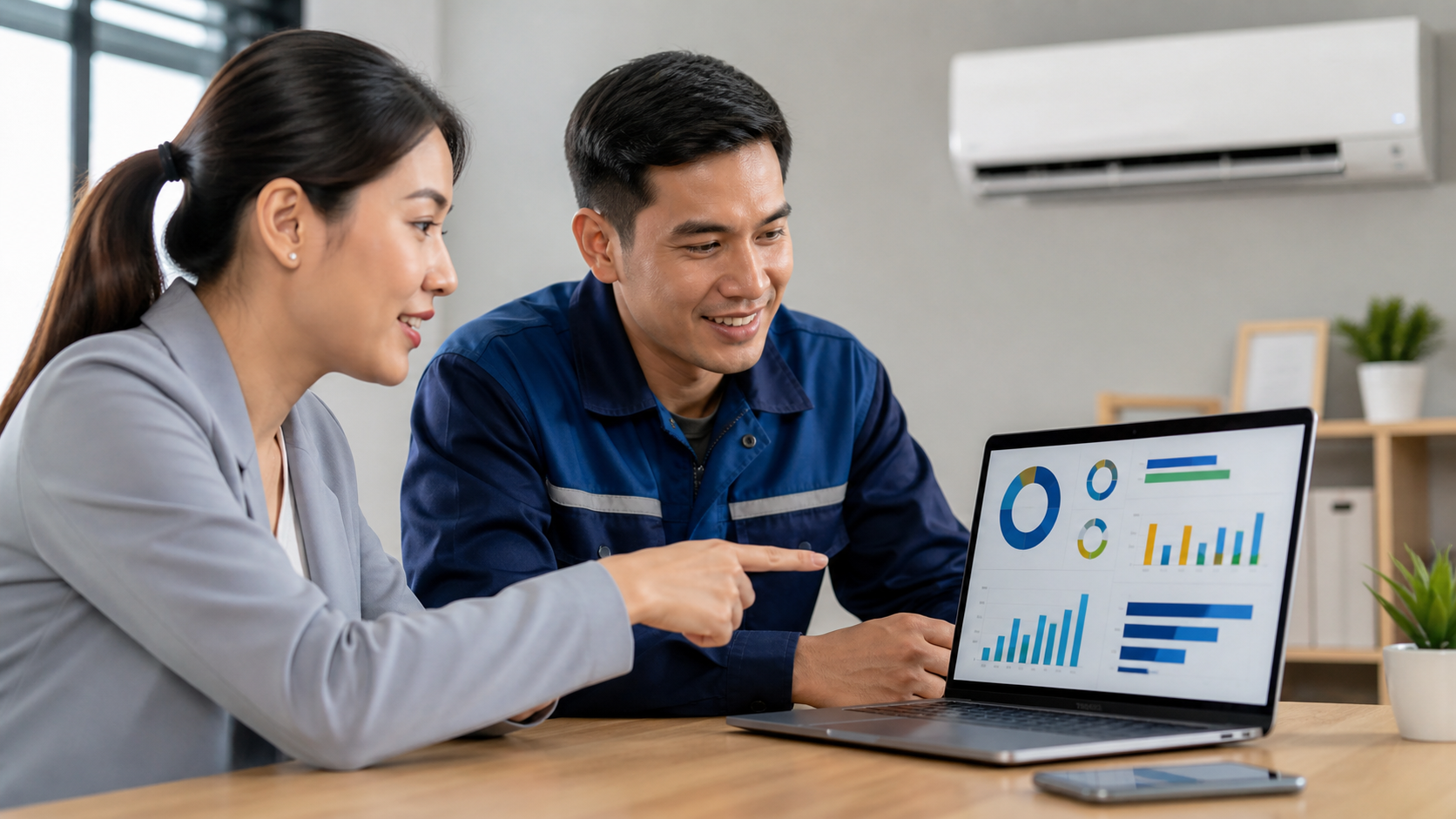 Análise de resultados de anúncios para serviço de ar-condicionado