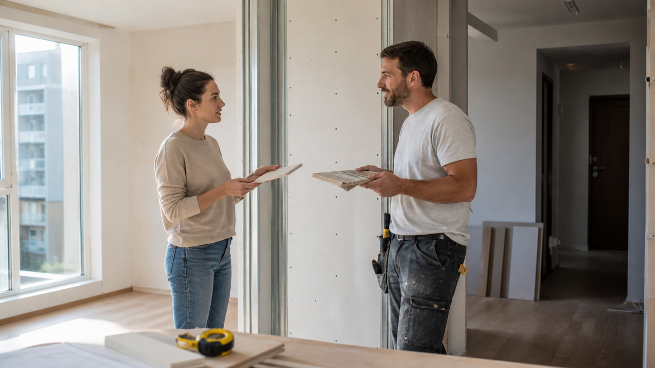 Consulta para planejamento de projeto de drywall