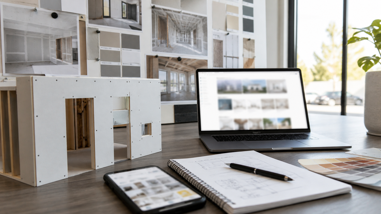 Planejamento de canais para divulgação de drywall