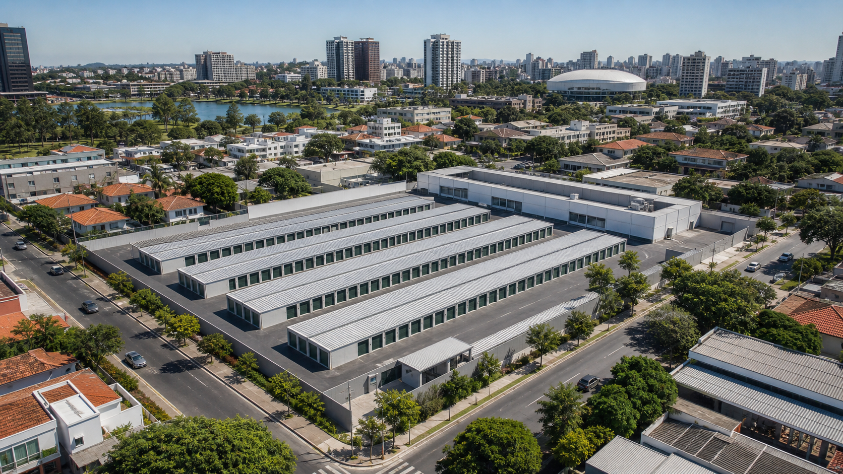 Área de atuação de uma empresa de self storage