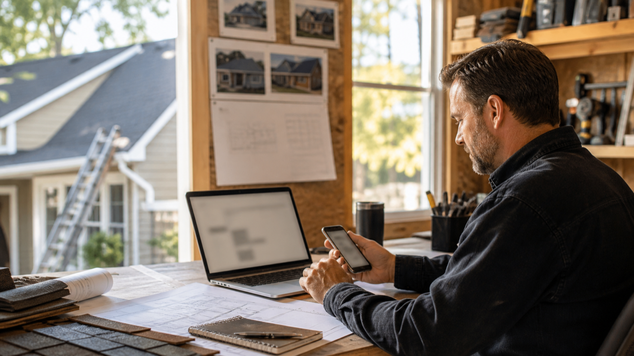 Canais digitais para empresas de telhados e coberturas