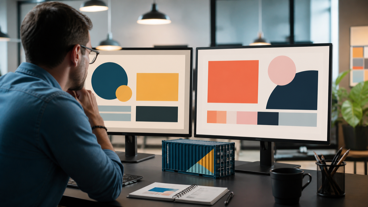 Análise de duas opções de campanha em monitores