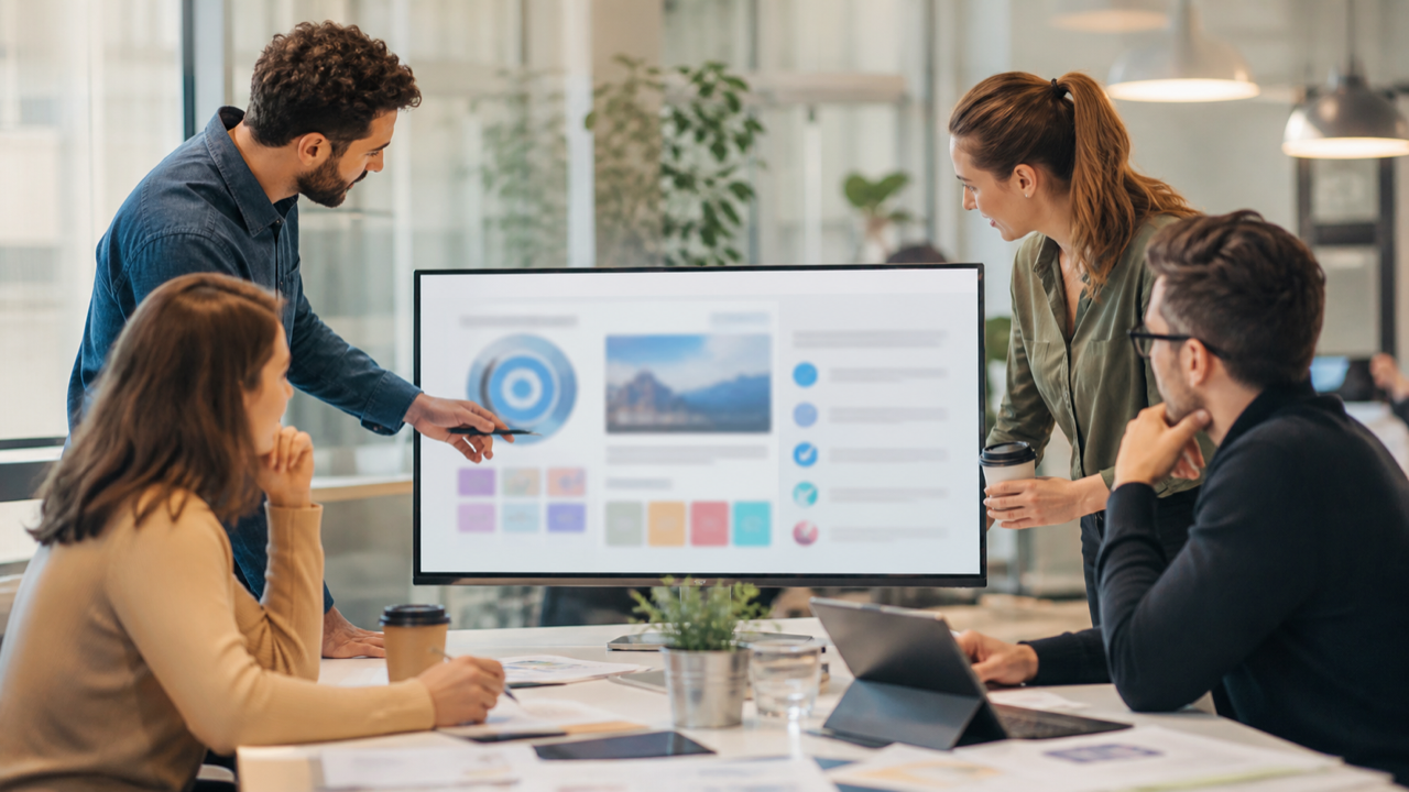 Equipe preparada para lançar e testar uma campanha digital
